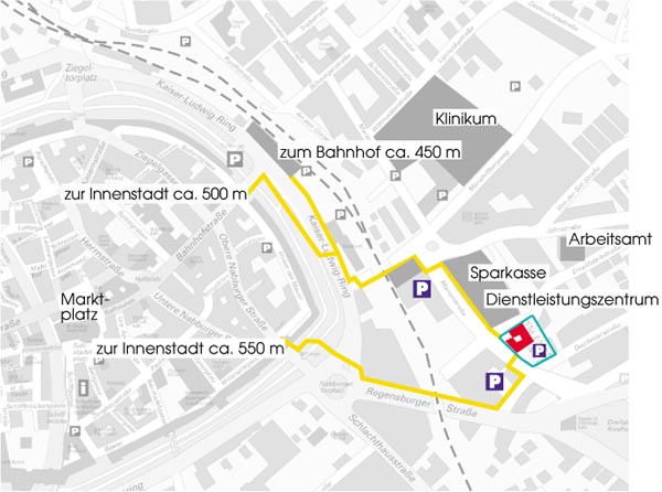 Anfahrskizze Emailfabrik